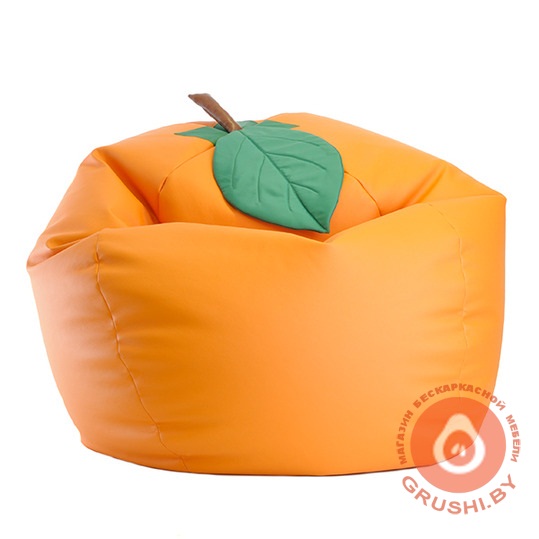 Бескаркасное кресло мешок Апельсин