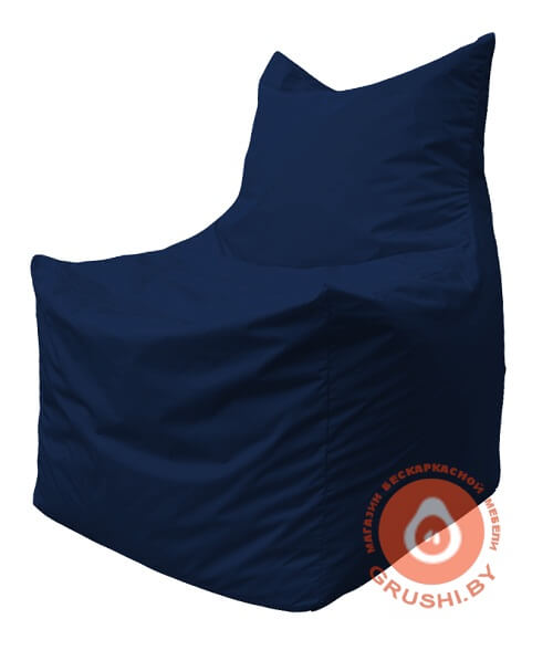 Бескаркасное кресло мешок Фокс Ф2.1-14 - Тёмно-синий