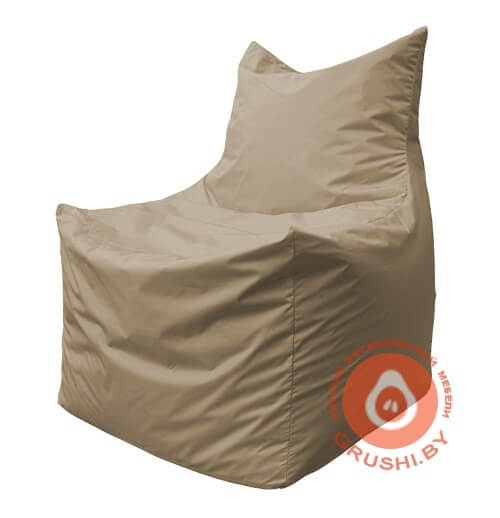 Бескаркасное кресло мешок Фокс Ф2.2-01  - Тёмно-бежевый