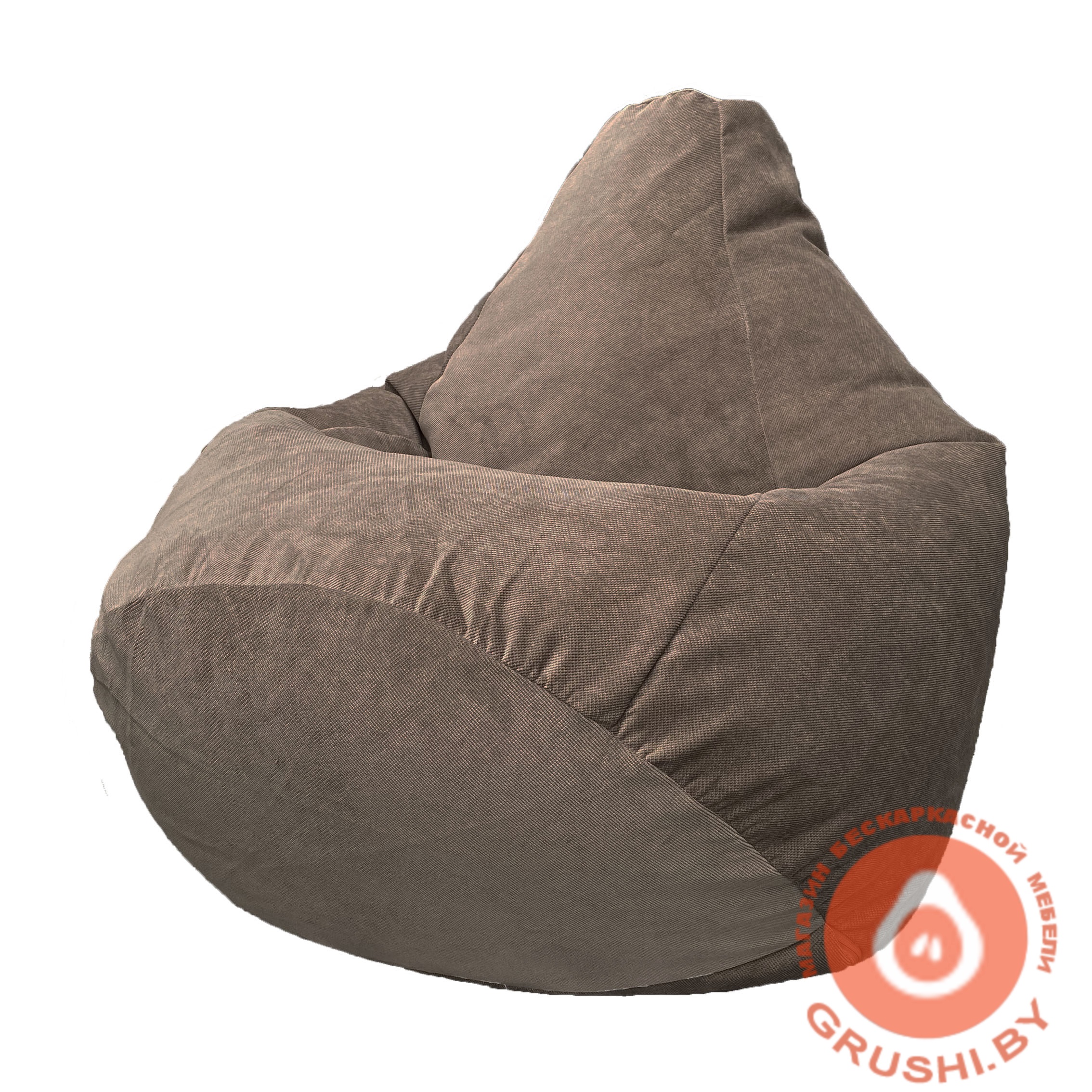 Бескаркасное кресло-мешок Груша Verona 74 (744) Dark Brown