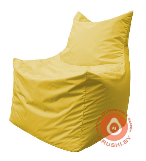 Бескаркасное кресло мешок Фокс Ф 2.1-07 - Жёлтый