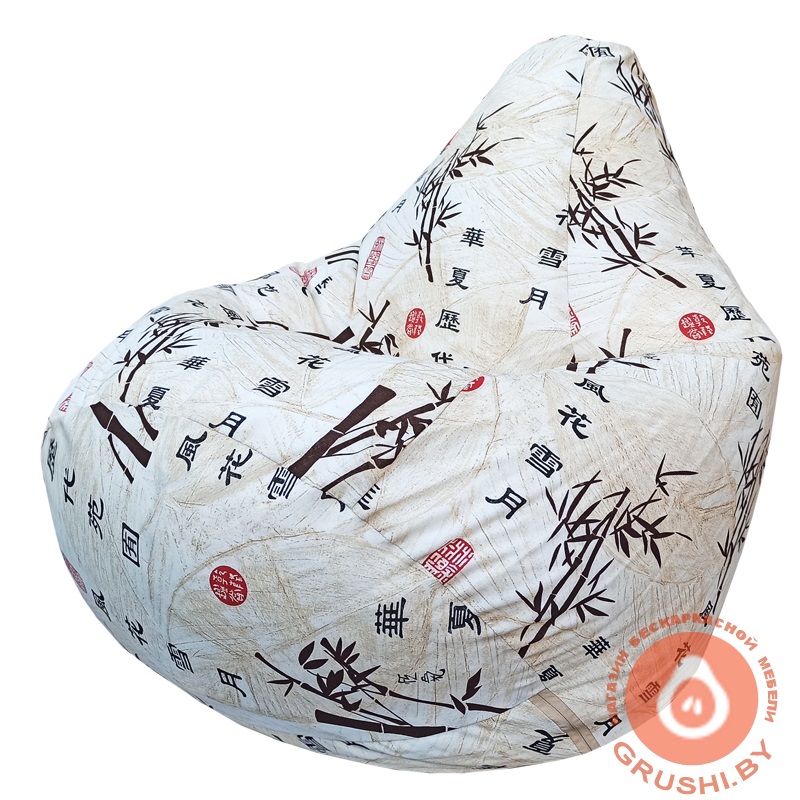 Бескаркасное кресло-мешок Груша Бамбук