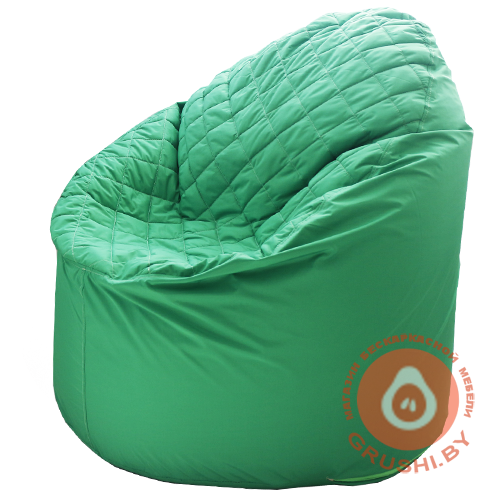 Бескаркасное кресло мешок Bravo зелёное
