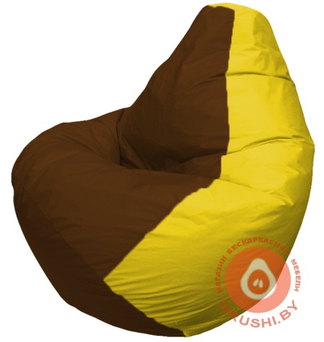 Бескаркасное кресло-мешок Груша Макси Миндаль