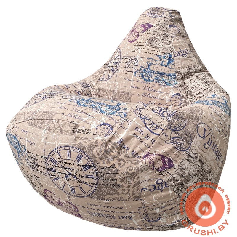Бескаркасное кресло-мешок Груша Мэри