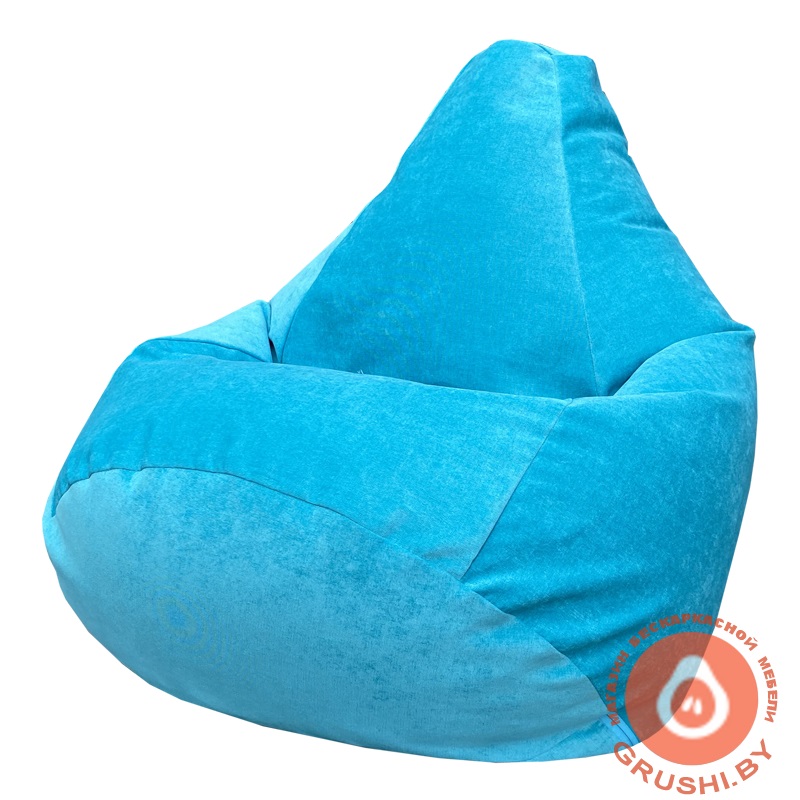 Бескаркасное кресло-мешок Груша Г2.5-206 Velvet LUX 41