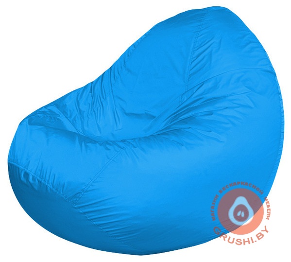 Бескаркасное кресло мешок Classic голубое К 2,1-04