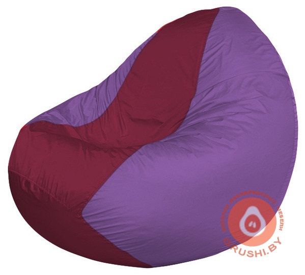 Бескаркасное кресло мешок Classic сиренево-бордовое К 2,1-105