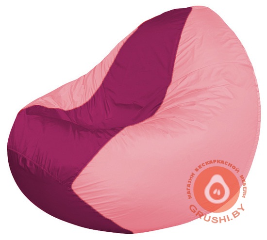 Бескаркасное кресло мешок Classic розовый - фуксия К 2,1-76
