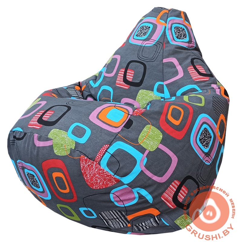 Бескаркасное кресло-мешок Груша Мумбо