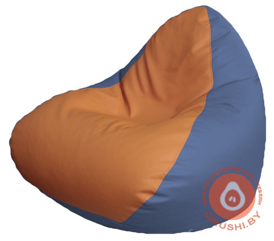 Бескаркасное кресло мешок Relax оранжево-голубое P 2,3-92