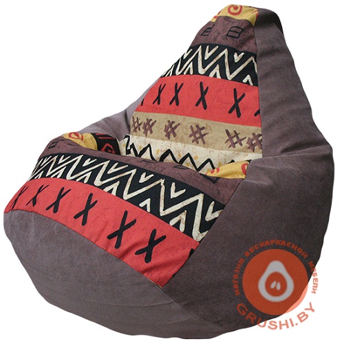 Бескаркасное кресло-мешок Груша Африкус