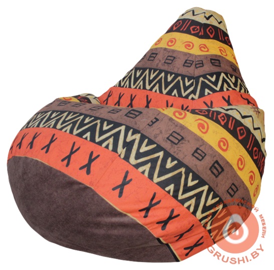 Бескаркасное кресло-мешок Груша Макси Африкан