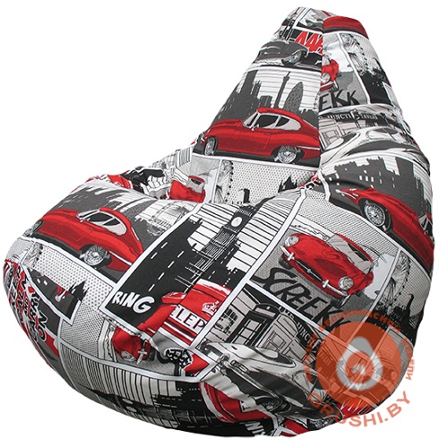 Бескаркасное кресло-мешок Груша Ягуар