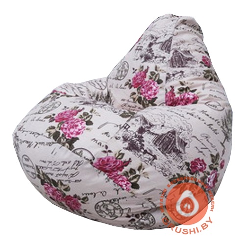 Бескаркасное кресло-мешок Груша Прованс