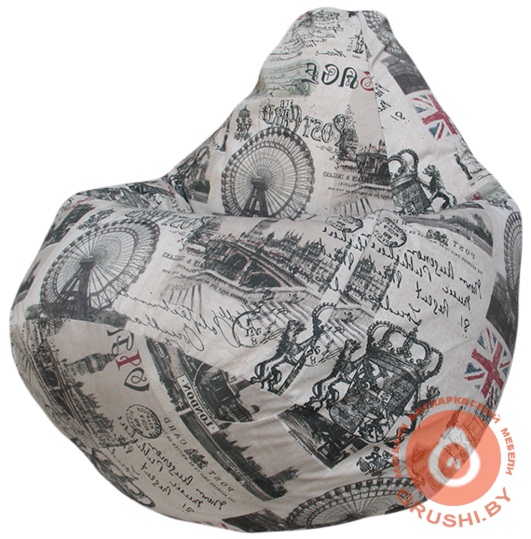 Бескаркасное кресло-мешок Груша Макси Челси